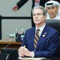 31st Oct, 2025. US secretary at APEC U.S. Treasury Secretary Scott Bessant attends the first session of the Asia-Pacific Economic Cooperation summit at the Gyeongju Hwabaek International Convention Center in the southeastern South Korean city of Gyeongju 