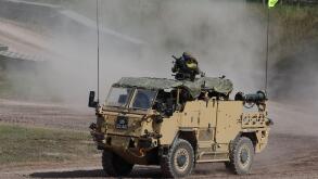 British Army Jackal 2 Armoured Fighting Vehicle