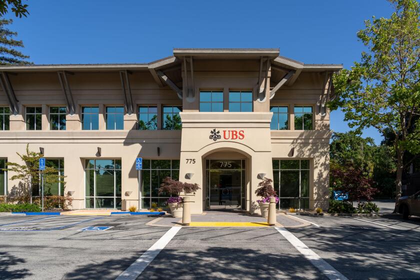 UBS Branch Office in Silicon Valley, Palo Alto, California, USA