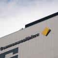 Brisbane, Queensland, Australia - 26th Jan. 2020 : Commonwealth Bank (CBA or Common bank) sign hanging on the top of the head office in Brisbane. Comm