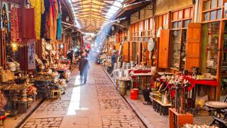 Old bazaar in Gaziantep, Turkey.