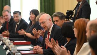 Chancellor of the Exchequer John Healey, during new Prime Minister Andy Burnham's first Cabinet meeting in Downing Street, London. Picture date: Tuesday July 21, 2026.