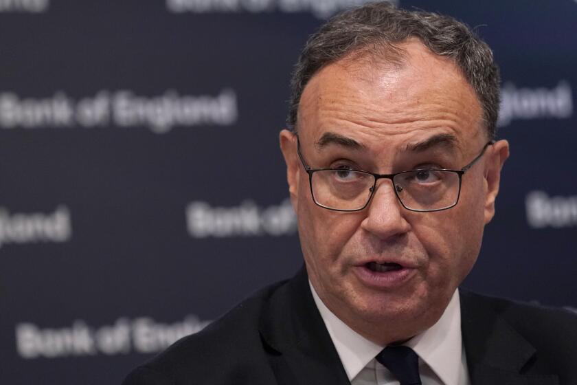 File photo dated 03/10/24 of Andrew Bailey, Governor of the Bank of England, speaks during the Bank of England Monetary Policy Report press conference at the Bank of England, London. Mr Bailey has said interest rate cuts could become "more aggressive", sp