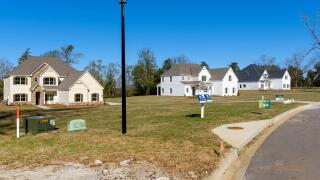Unoccupied unsold new homes for sale