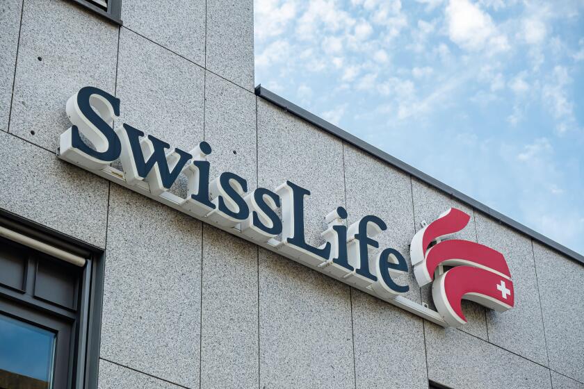 USTER, SWITZERLAND - MAY 7, 2020: Swiss Life is the largest life insurance group in Switzerland.