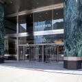 The entrance to Nuveen headquarters in Chicago, Illinois, USA.