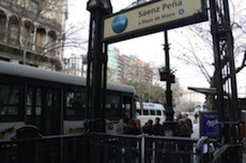 Argentina, Buenos Aires, subte, Clisa, Metrovias