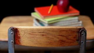 Books on table