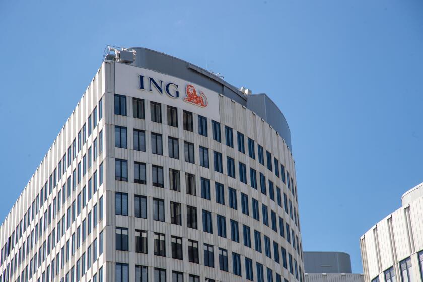 Der deutsche Sitz der niederlandischen GroBbank ING Diba am 5. August 2020 in Frankfurt. -- The German Headquarters of the dutch bank ING Diba seen in Frankfurt on August 5 2020. (Photo by Alexander Pohl/Sipa USA)