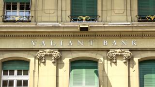 Bern, Switzerland - Valiant Bank office building. Valiant Bank AG is a bank in Switzerland, a subsidiary of the Valiant Holding AG company.