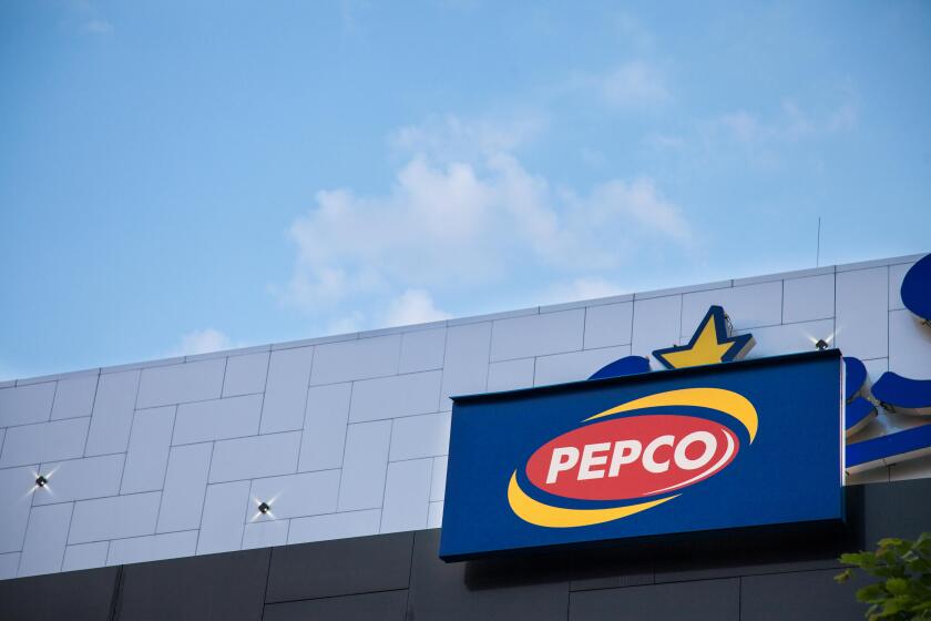 VUKOVAR, CROATIA - MAY 12, 2018: Pepco Logo on their main shop in Vukovar. belonging to Pepkor, Pepco is a Polish brand of store offering discounts on