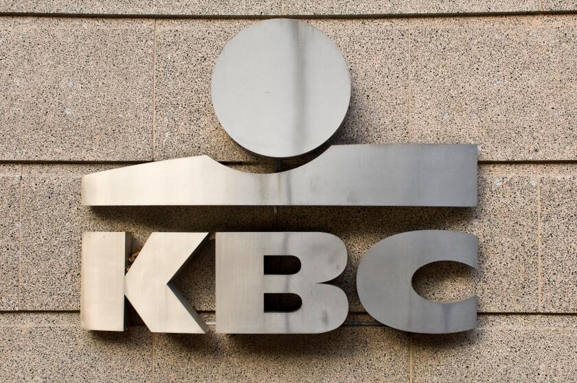The Belgian bank KBC headquarters in the center of Brussels on October 27, 2008. KBC became on October 27 the latest Belgian bank to get its capital shored up by the Belgian state, which is to pump 3.5 billion euros (4.4 billion USdollars) into the group 