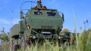 A Romanian M142 HIMARS system moves to a firing position during a European HIMARS Initiative summit in Torun, Poland, April 26, 2024. The European HIMARS Initiative continues to increase HIMARS efficiency for NATO Allies that participate. (U.S. Army photo