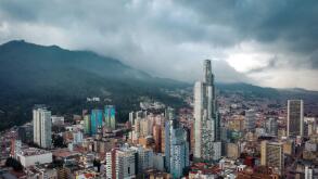 Bogota Skyline during Sunset, Colombia