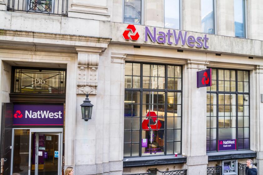 NatWest Bank Branch London United Kingdom, UK