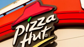PIZZA HUT restaurant at Trostre retail park Llanelli Wales UK