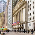 The New York Stock Exchange building in the Financial District of Lower Manhattan, Wall Street, New York, United States of America, North America