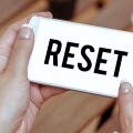 Text caption presenting Reset, Business approach cause device return to its factory mode Set again zero start point