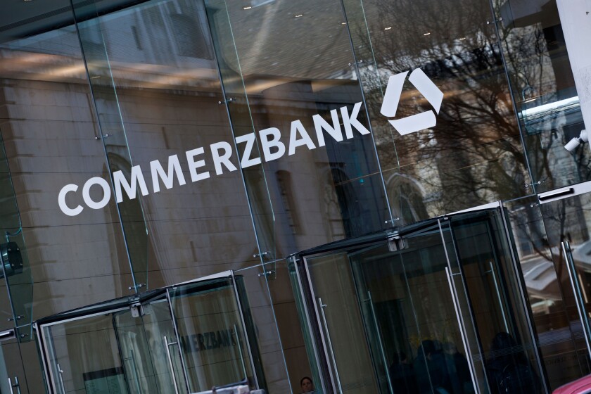 Commerzbank London headquarters at 30 Gresham Street. London, United Kingdom