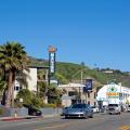 Cars on PCH thorugh Malibu, CA