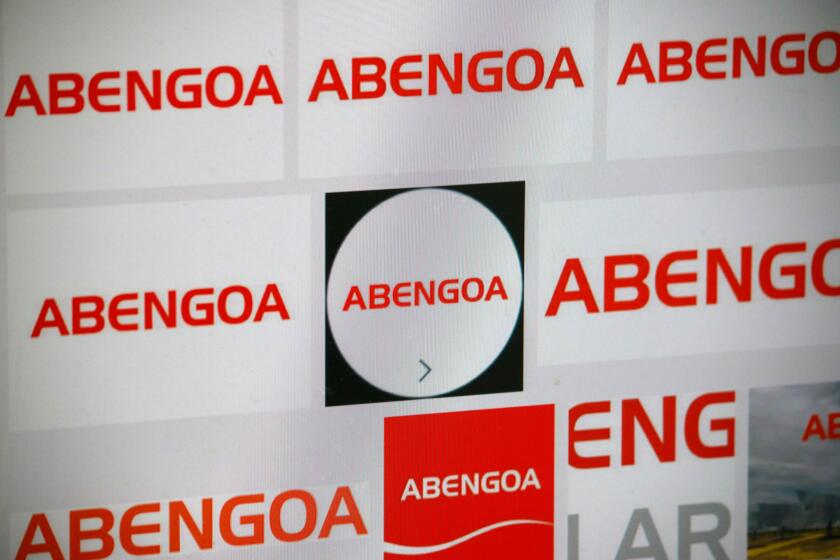 Loge der Marke "Abengoa", Berlin.