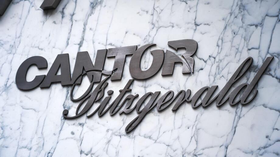 New York, NY - April 26, 2023 : Cantor Fitzgerald, L.P. American financial services firm with investment banking services brokerage.