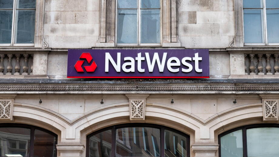 London, UK- May 5, 2022:The sign for NatWest Bank in London