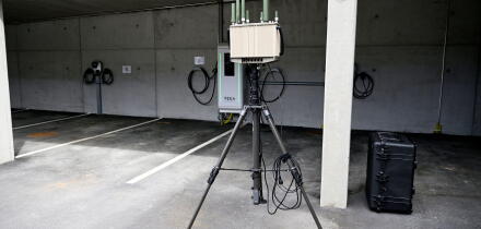 LKS 20260618 Finnish technology company Sensofusion electronic jammer in Vantaa, Finland on June 18, 2026. - (Photo by ANTTI AIMO-KOIVISTO/LEHTIKUVA/Sipa USA)