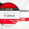 New York, New York State, USA - 21 May 2019: Illustrative Editorial of japanese company Nippon Life Insurance Co website homepage. Nippon Life Insuran