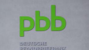 Garching, Germany. 07th Mar, 2024. The logo of Deutsche Pfandbriefbank (pbb) can be seen at the company headquarters. Following a sharp fall in profits due to the crisis on the real estate markets, Deutsche Pfandbriefbank (pbb) surprisingly does not pay i