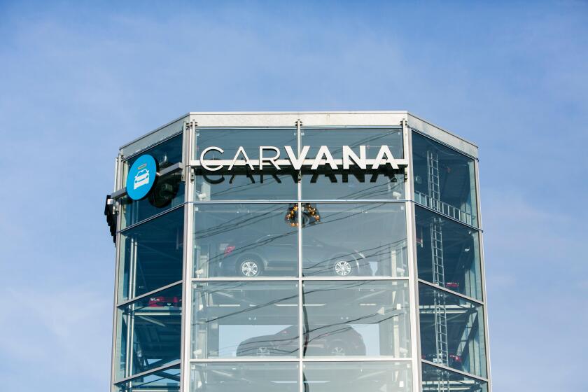 A Carvana car vending machine location in Houston, Texas, on May 27, 2017.