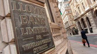 Lloyds Bank on Threadneedle Street, London, UK