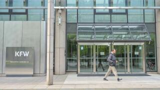 Kreditanstalt fur Wiederaufbau, Hauptsitz, Zentrale, PalmengartenstraBe, Frankfurt am Main, Hessen, Deutschland *** Kreditanstalt fur Wiederaufbau, Head Office, Headquarters, Palmengartenstrasse, Frankfurt am Main, Hesse, Germany