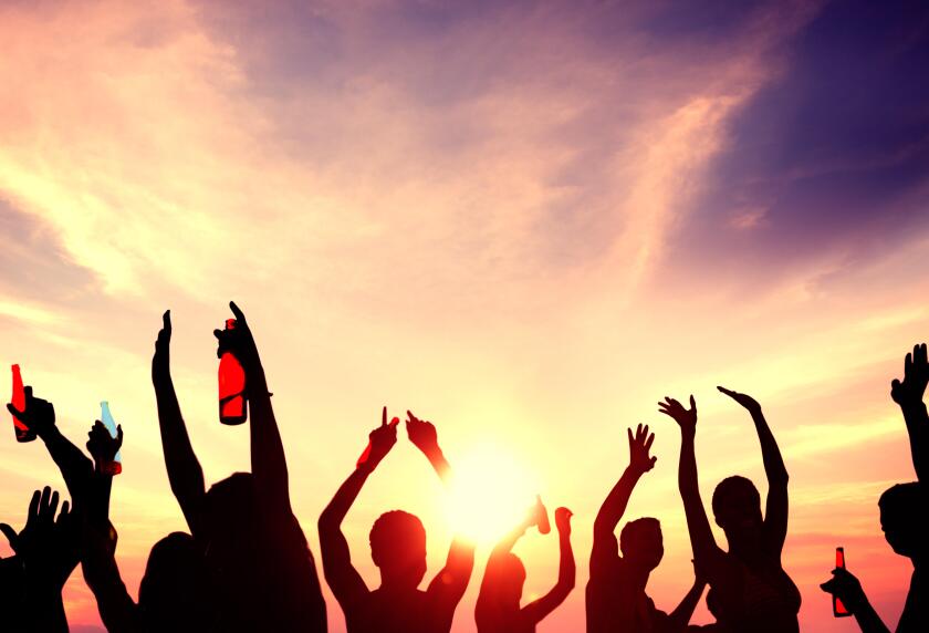 People Celebration Beach Party Summer Holiday Vacation Concept