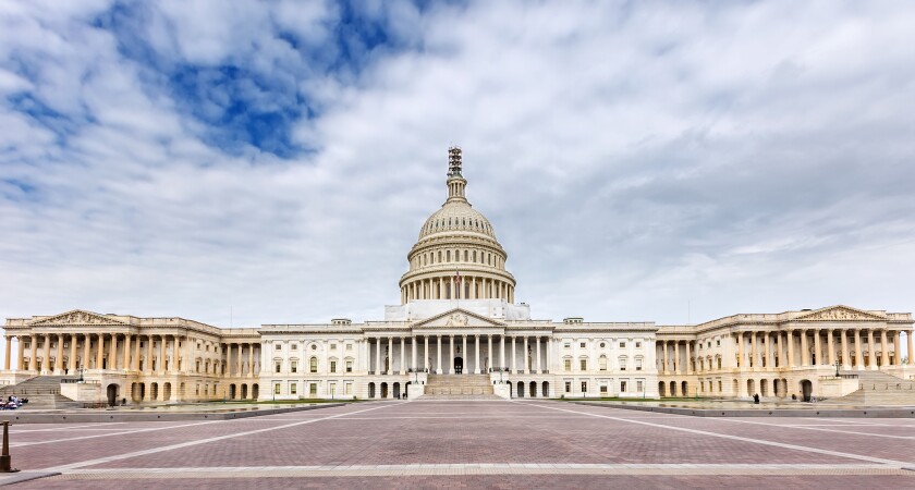 US Capitol panoramic view