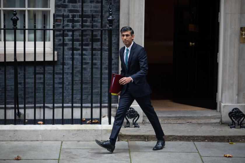 London, UK26th October 2022: Prime Minister Rishi Sunak leaves 10 Downing Street, London to attend his first PMQs as Prime Minister after delaying the Budget until November 17th.