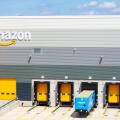 Amazon Derby-Kegworth, Amazon prime delivery Amazon warehouse SEGRO Logistics Park, East Midlands Gateway,Junction 24 M1,East Midlands England UK GB