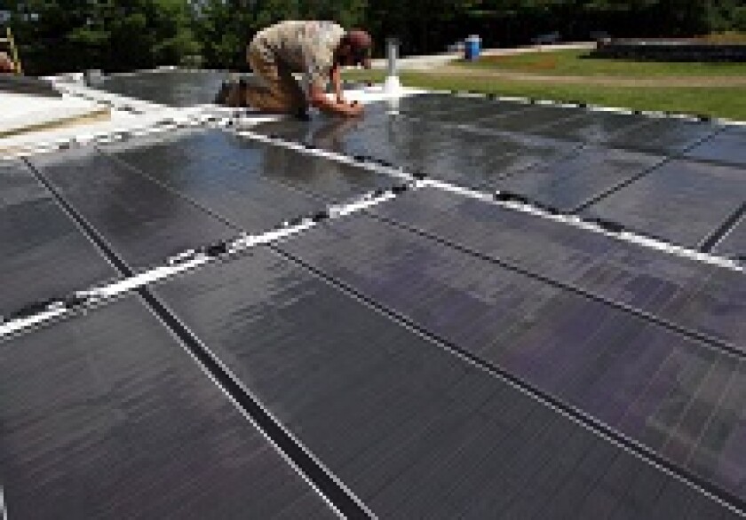 home solar panel