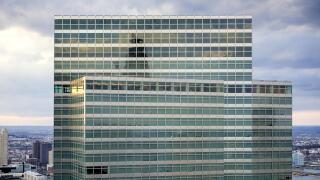 NEW YORK, NEW YORK - APRIL 5, 2015: Goldman Sachs Tower at 200 West Street in downtown Manhattan.