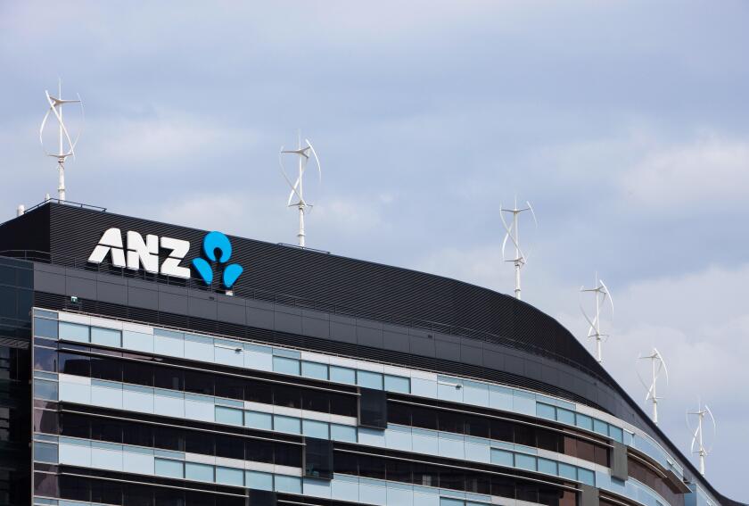 Vertical axis wind turbines on the rooftop of the ANZ bank in Melbourne, Australia.