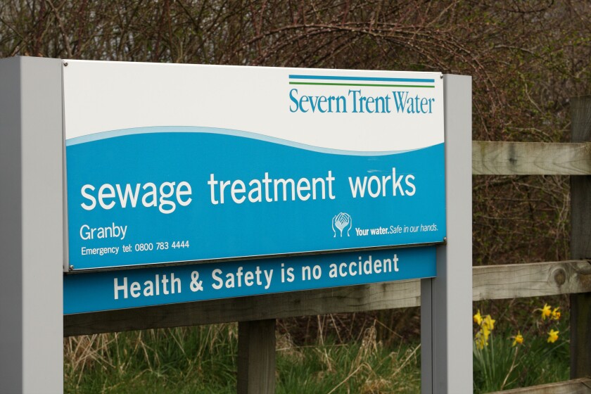 Severn Trent Water sewage treatment works.. Image shot 03/2009. Exact date unknown.