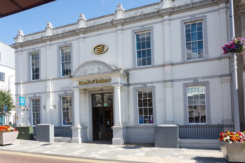 Bank of Ireland, Church Street, Ballymena, County Antrim, Northern Ireland, United Kingdom