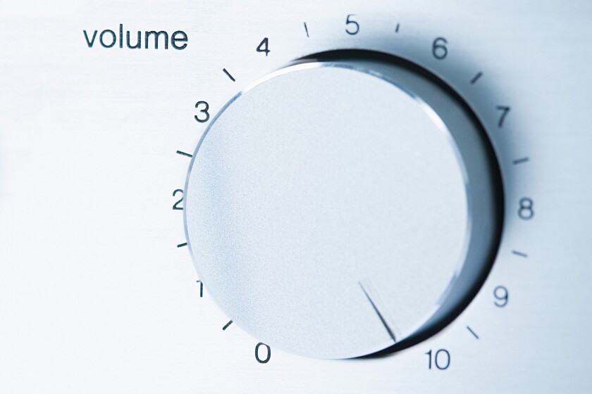 Volume knob