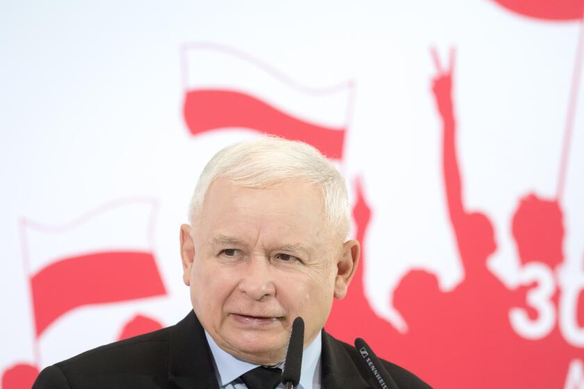Jaroslaw Kaczynski, Chairman of Law and Justice, in Elblag, Poland. September 4th 2019
© Wojciech Strozyk / Alamy Stock Photo