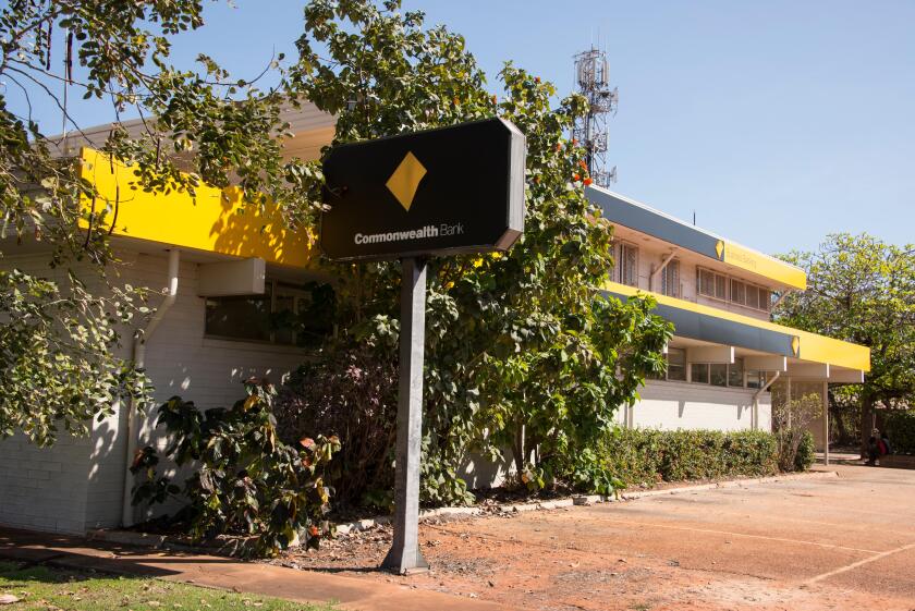 The Commonwealth Bank in Broom, a coastal, pearling and tourist town in the Kimberley region, Western Australia. 

The Commonwea
