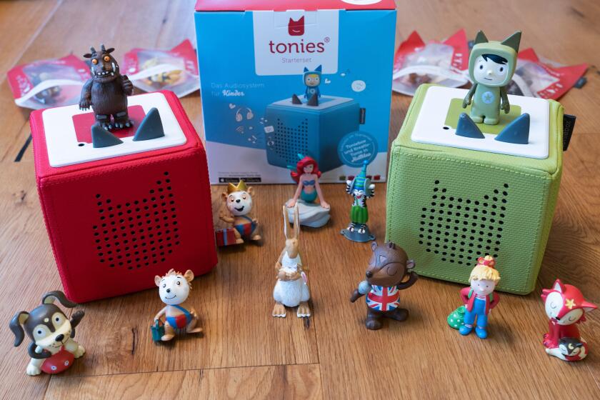 Tonieboxes are simple screen free digital audio devices that can be used by toddlers and young children to play music and stories