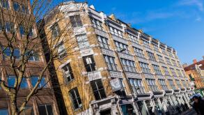 Farringdon Road buildings, Clerkenwell, London, England, U.K.