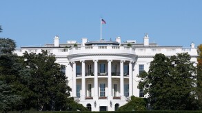 The White House south facade
