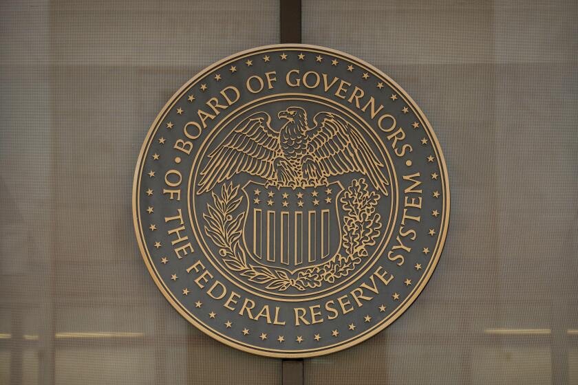 Washington, USA. 27th May, 2024. A general view of the seal of the U.S. Federal Reserve on the William McChesney Martin Jr. building, in Washington, DC, on Monday, May 27, 2024. (Graeme Sloan/Sipa USA) Credit: Sipa US/Alamy Live News