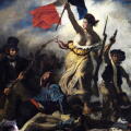 Liberty leading the People, Eugene Delacroix,Louvre Museum,Paris,France.